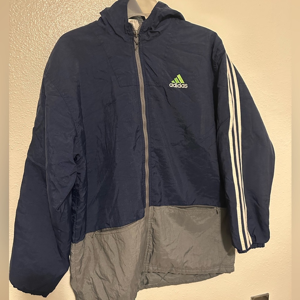 Adidas Jacket/Coat zip up Size XL (missing zipper)